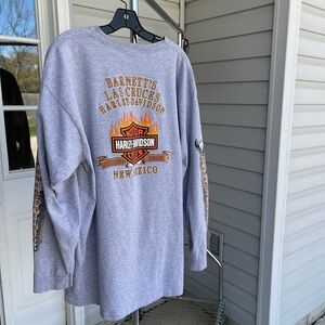 Barnetts Las Cruces Harley Davidson New Mexico Longsleeve Tshirt 2XL
